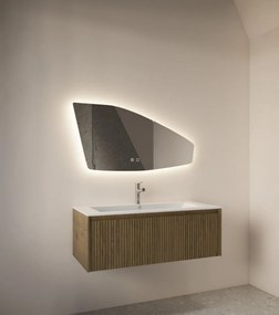 Gliss Design Tartaros spiegel met LED-verlichting en verwarming 100x50cm