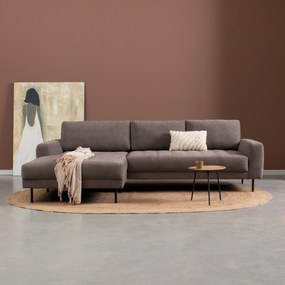 PEPP Interiors Oreo Bruine Bank Hoge Poot Chaislongue Links