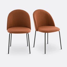 Set van 2 stoelen in mêlee stof, Nordie