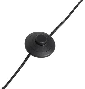 Landelijke vloerlamp tripod walnoot hout - Tripod Classic