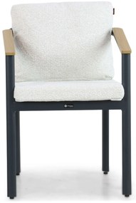 Tuinset 4 personen 200 cm Aluminium Grijs Santika Furniture Santika