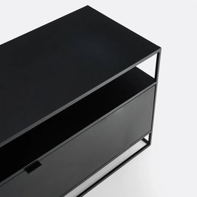 Tv-meubel, staal, breedte 200 cm, MIVA