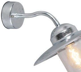 Buiten wandlamp zink IP44 - Munich Landelijk / Rustiek, Retro E27 IP44 Buitenverlichting bol / globe / rond rond