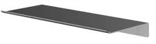 Hotbath &MORE Planchet - 30cm - inclusief bevestigings rails - Geborsteld gunmetal PVD SH030BGP