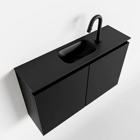 Mondiaz Ture 80cm toiletmeubel urban met wastafel urban midden 1 kraangat