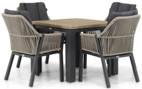 Tuinset 4 personen 90 cm Rope Taupe Lifestyle Garden Furniture Verona/Veneto