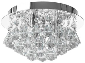 Kristallen plafondlamp APP1039-3C Chroom