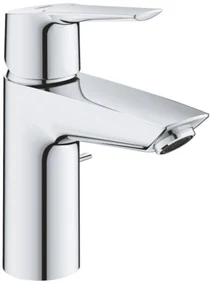 Grohe QuickFix Start S-size wastafelkraan met koude start en trekwaste chroom