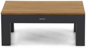 Loungeset 5 personen Aluminium/Teak Grijs Lifestyle Garden Furniture Vittoria