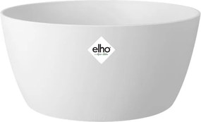 elho Brussels Schaal 23 - Wit (Wit) - Diameter 23 x H 11 cm - Ideaal voor binnen - 100% gerecycled