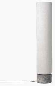 Dimbare LED vloerlamp Unbound met marmeren voet, in verschillende formaten