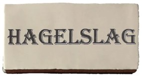 Terre d'Azur Cocina wandtegel met decor hagelslag 15x7,5cm creme