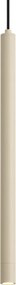 Moderne hanglamp beige met ingebouwde plafondplaat - Chuba