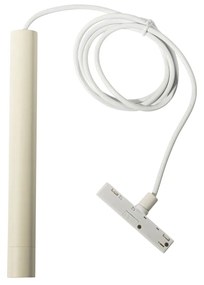Moderne hanglamp wit beige voor railsysteem 1-fase  - Slimline Keno