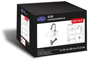 Best Design Class fonteinset compleet 30x16cm wit 3853030