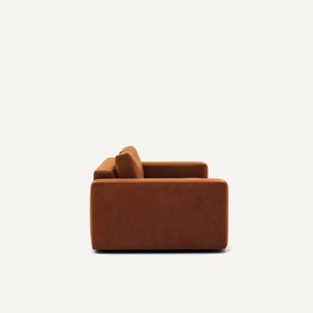 Compacte bank 3-zit in fluweel, Skander