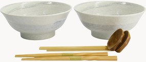 Porseleinen ramen servies Hayase, 2 personen, 6-delig