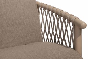 4 Seasons Outdoor Allora dining chair latte  Tuinstoel    taupe weerbestendig