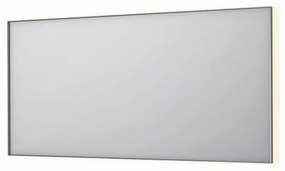INK SP32 spiegel - 160x4x80cm rechthoek in stalen kader incl indir LED - verwarming - color changing - dimbaar en schakelaar - geborsteld RVS 8410093