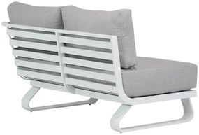 Hoek loungeset 6 personen Aluminium Wit  Santika Furniture Santika Sovita