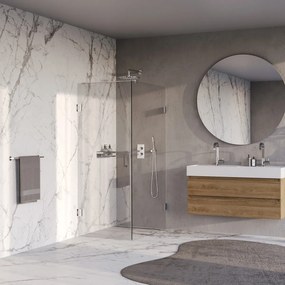Brauer Void profielloze douchecabine 80x120cm chroom