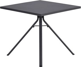 Garden Impressions Lucas tuinset 5-delig bruin - Rimini tuintafel 80x80 cm