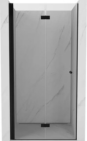 Mexen Mist-F vouwdeur douchedeur links 75 cm, transparant, zwart - 8A6-075-000-70-00-L