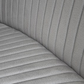 Eetkamerbank - Hengelo - stof Element lichtgrijs 04 - geschikt voor ovale tafel 200 cm