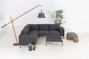 Flow. Doozy sooty loungeset All Weather loungeset Antraciet Sunbrella loungeset LoungesetHoek loungeset outdoor textiel - weerbestendig