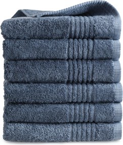 Handdoek Supreme Collectie - 6 stuks - 50x100 - ijsblauw