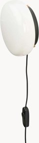 Wand-/plafondlamp Opa van mondgeblazen opaalglas