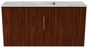 Mondiaz Joya DLux 80cm toiletmeubel ruby met wastafel faye midden 1 kraangat glace