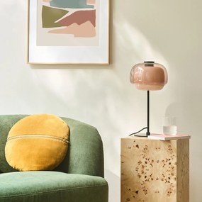 Tafellamp van gekleurd glas, KINOKO