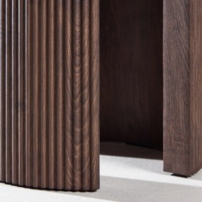 Moderne Bijzettafel Mocca - 40 X 40cm.