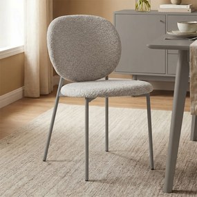 Moderne Stoelen Stapelbaar Beige