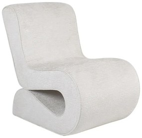 Richmond Interiors Frankie Design Fauteuil Ronde Vormen Creme Wit