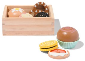 HEMA Koekjes En Cakes Set Hout 7-delig