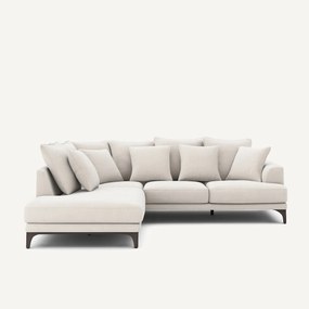 Hoekbank in chenille fluweel, ARMENTO