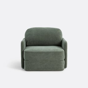 Omvormbare fauteuil in fluweel, Haley