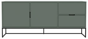 Tenzo Lipp Dressoir Met Deuren En Lades Groen - 176x43x76cm.