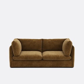 3-zits rechte bank in gevlekt polyester, MALO