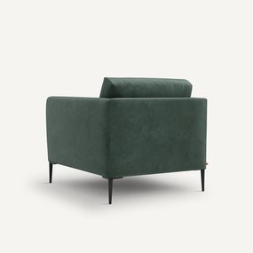 Fauteuil in fluweel, Oscar design E. Gallina