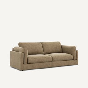 Slaapbank in stonewashed fluweel, CESAR