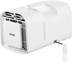 VEVOR Mobiele Airconditioner 530 W, 3000 BTU Draagbare Airconditioner, Mobiele Airconditioner met Afvoerslang, Afstandsbediening & 24-uurs Timer, Camping Airconditioner met 200 m³/u Luchtstroom voor Camper, Tent, Vrachtwagen, Wit