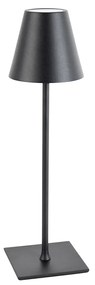 LED Tafellamp zwart 3-staps dimbaar in kelvin oplaadbaar - Tazza Modern Binnenverlichting Lamp