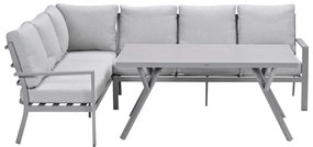 Garden Impressions Senja lounge dining set 3-delig links - valley sand