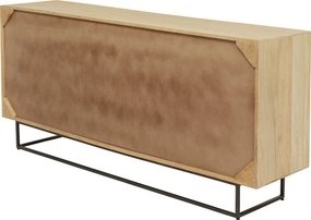 Modern Dressoir Licht Hout - 165x40x76cm.