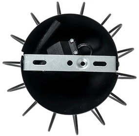 Moderne plafondlamp zwart draad - Palica