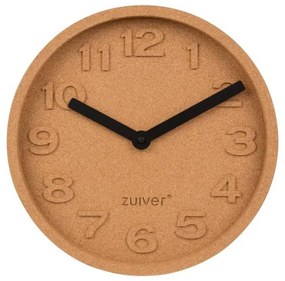 Zuiver Cork Time Wandklok Ø31cm - Kurk - Dutchbone - Industrieel & robuust