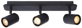 Lucide Lennert plafondlamp 3 spots 5W zwart